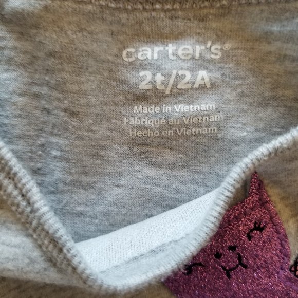 2t Carters Halloween Bat Tutu Jersey 